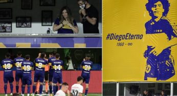 La Bombonera piange Maradona